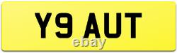 1 Digit Number Plate Y9 Aut Land Rover 90 Range Autobiography Auty Autum Autumn