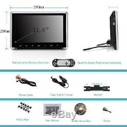 11.6 Digital Screen HD 1080P Headrest Car DVD Player Game HDMI/FM/IR/USB/SD