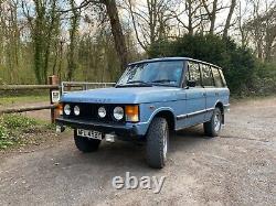 1982 Range Rover Classic 3.5 V8 Vogue Blue 1 previous owner patina survivor