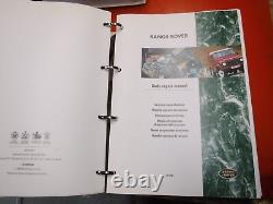 1995-1997 Land Rover Range Rover Original Factory Service Manual Workshop Binder