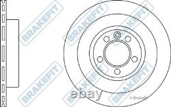 2 X Rear Axle Brake Discs Set Braking Discs Pair Apec Blue Oe Replace Sdk6726