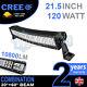 20 120w Curved Cree Led Light Bar Combo Ip68 Driving Light Off Road 4x4 Boat