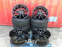 20 Rs6 Spyder Style Alloy Wheels +tyres Vw Transporter T5 T6 T28 T32 Load Rated