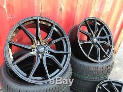 20 Rs6 Spyder Style Alloy Wheels +tyres Vw Transporter T5 T6 T28 T32 Load Rated