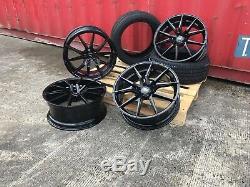 20 Rs6 Spyder Style Alloy Wheels +tyres Vw Transporter T5 T6 T28 T32 Load Rated