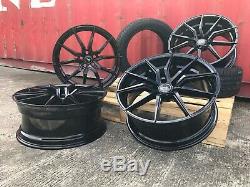 20 Rs6 Spyder Style Alloy Wheels +tyres Vw Transporter T5 T6 T28 T32 Load Rated