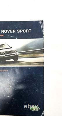 2006 Range Rover Sport L320 Owner's Manual Handbook with Leather Folder OEM