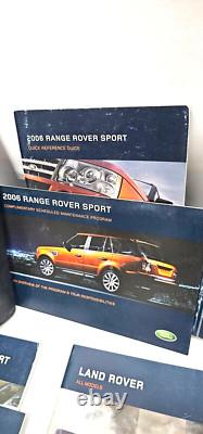 2006 Range Rover Sport L320 Owner's Manual Handbook with Leather Folder OEM