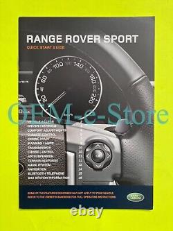 2010 Land Range Rover Sport HSE Supercharged Owners Manual + Navigation Book Set