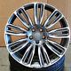 22 22x9.5 Dynamic Wheels Fit Land Rover Range Rover Hse Sport Discovery Superch
