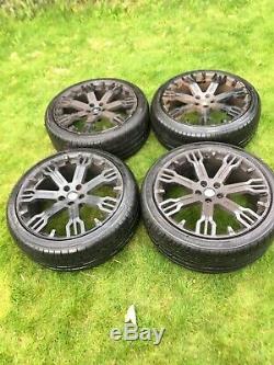 22 Genuine Hawke Range Rover Sport Vogue Discovery Alloy Wheels Tyres Svr