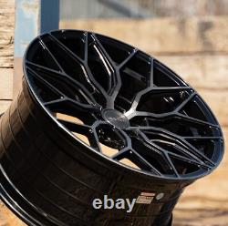 23/Range Rover L405/L460/Riviera RF108 Flow Formed/Dual Black/10.5J/Alloys X4