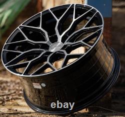 23/Range Rover L405/L460/Riviera RF108 Flow Formed/Dual Black/10.5J/Alloys X4