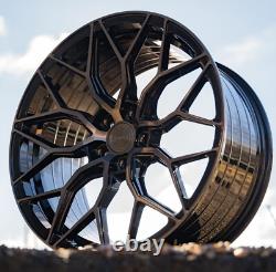 23/Range Rover L405/L460/Riviera RF108 Flow Formed/Dual Black/10.5J/Alloys X4