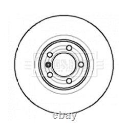 2x BORG & BECK Brake Disc BBD4085 FOR Range Rover Discovery Genuine Top Quality