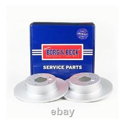 2x BORG & BECK Brake Disc BBD4085 FOR Range Rover Discovery Genuine Top Quality