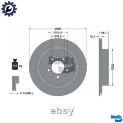 2x BRAKE DISC BDS1657 FOR LAND ROVER DISCOVERY/IV/VAN RANGE/SPORT 276DT 2.7L