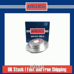 2x Brake Discs Solid For Land Rover Range Rover MK3 3.0 TD 6 Borg & Beck Rear