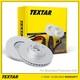 2x Brake Discs Vented For Land Rover Range Rover Mk4 5.0 V8 4x4 Textar Pro Rear