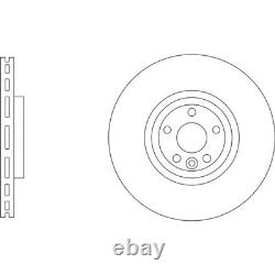 2x Brake Discs Vented For Land Rover Range Rover Velar L560 2.0 4x4 Apec Front 2x Brake Discs Vented For Land Rover Range Rover Velar L560 2.0 4x4 Apec Front