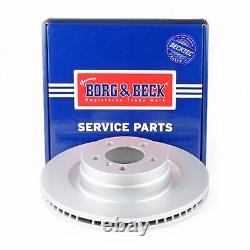 2x Brake Discs Vented Front 344mm BBD5997S Borg & Beck 3H4Z1027AA SDB500220