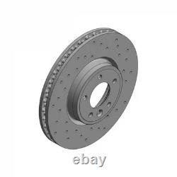 2x Brake disc internally vented 450.5226.52 ZIMMERMANN for LAND ROVER