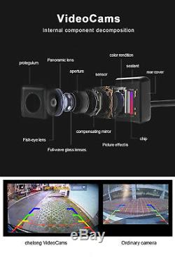 360°1080P HD Car DVR Bird View Panoramic System Seamless 4 Camera WithShock Sensor