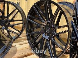 4 New 22 Alloy Wheels Alloys Black Fit Range Rover Discovery Sport Velar Evoque