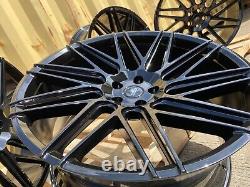 4 New 22 Alloy Wheels Alloys Black Fit Range Rover Discovery Sport Velar Evoque