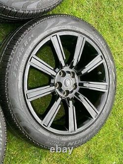 4 x 21 Range Rover Sport Vogue Discovery Defender Alloy Wheels Pirelli Tyres