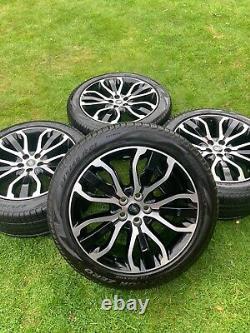 4 x 21 Range Rover Sport Vogue Discovery Defender Alloy Wheels Pirelli tyres