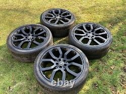 4 x 22 GENUINE RANGE ROVER VOGUE SPORT DISCOVERY AUTOBIOGRAPHY ALLOY WHEELS