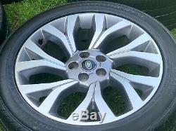 4 x GENUINE 21' LAND ROVER SPORT VOGUE DISCOVERY ALLOY WHEELS PIRELLI TYRES RIMS