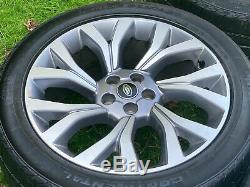 4 x GENUINE 21' LAND ROVER SPORT VOGUE DISCOVERY ALLOY WHEELS PIRELLI TYRES RIMS