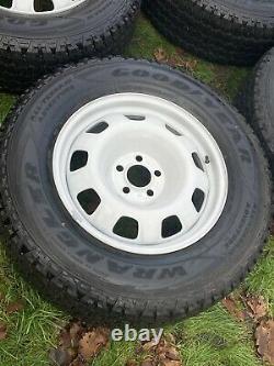 4 x LAND ROVER DEFENDER RANGE ROVER SPORT VOGUE DISCOVERY STEEL ALLOY WHEELS