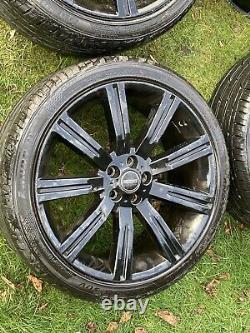4 x LAND ROVER RANGE ROVER VOGUE SPORT DISCOVERY ALLOY WHEELS EXCELLENT TYRES