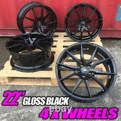 4x New 22 Inch Alloy Wheels Alloys Fits Range Rover Sport / Vogue Black Gloss B