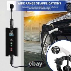 5M 8/10/13A EV Charging Cable Type 2 UK Plug 3 Pin Electric Vehicle Car Charger