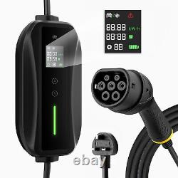 6m EV Charger Cable Type2 to 3 Pin Plug Portable EV Charging Cable VW ID. 3 ID. 4