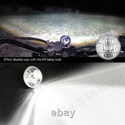 7 Inch LED High/Low Beam Headlight with H4 T10 Bulbs For Wrangler JK LJ CJ TJ