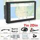 7in 2 Din Car Stereo Radio Bluetooth Mp5 Player Android 9.1 Gps Sat Nav Wifi Fm