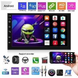 7in 2 Din Car Stereo Radio Bluetooth MP5 Player Android 9.1 GPS SAT NAV WIFI FM