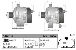 ALTERNATOR DAN1111 FOR LAND ROVER RANGE/EVOQUE/SUV JAGUAR 224DT 2.2L 4cyl 2.2L