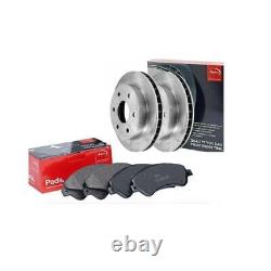 APEC Rear Brake Disc & Pad Set for Land Range Rover Sport 3.0 Jun 2015-Jun 2017