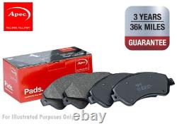 APEC Rear Brake Discs & Brake Pads Set Fits Land Rover Defender Discovery