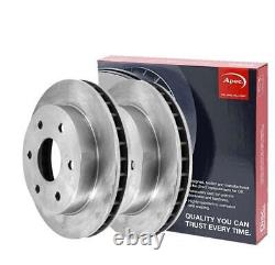 APEC Rear Pair of Brake Discs for Land Range Rover Sport 3.0 Sep 2014-Present