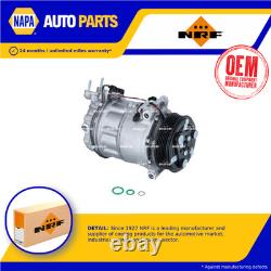Air Con Compressor fits RANGE ROVER VELAR L560 3.0D 2017 on AC Conditioning NRF