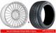 Alloy Wheels & Tyres 22 Axe Ex50 For Land Rover Range Rover L322 02-05