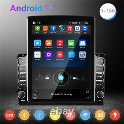 Android 9.1 9.7in 2DIN Car Stereo Radio MP5 Player Sat Nav GPS BT WIFI FM Camera