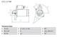 Bosch Starter Motor For Land Rover Range Rover 4.6 September 1998 To July 2002